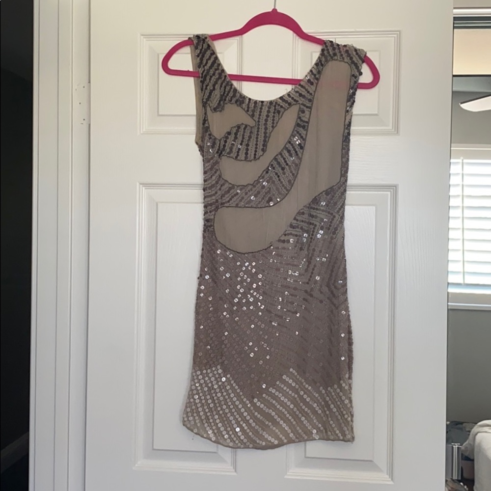 Alice and Olivia sequin dress